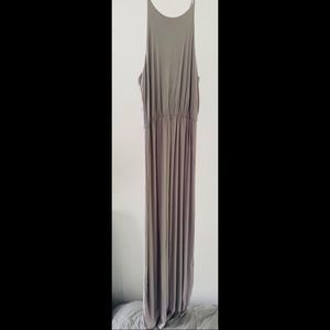 Soft Gray Maxi Dress